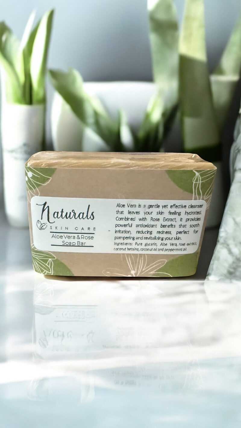 Aloe Vera & Rose Soap Bar